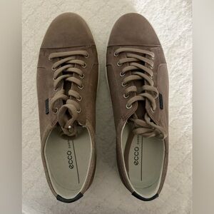 Ecco Soft 7 Men’s Beige Perforated Sneakers Size 9/9.5 NWB